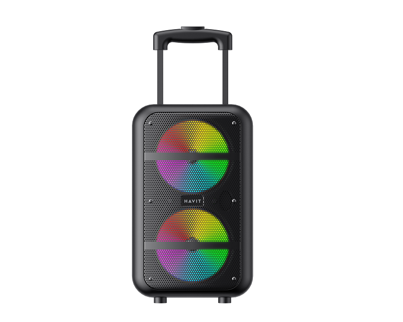 Portable trolley 2024 bluetooth speaker